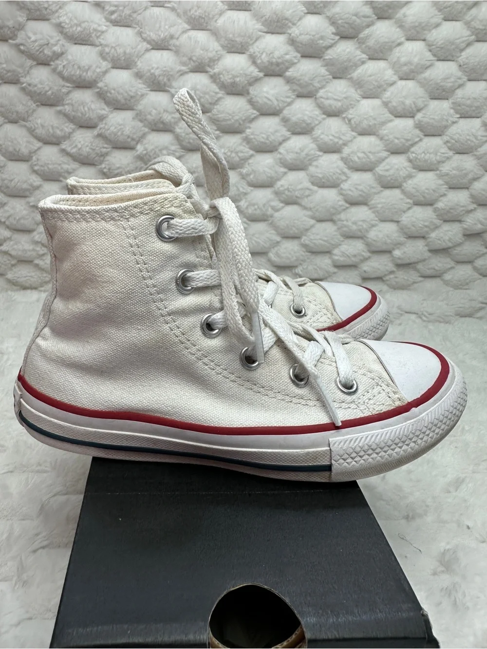Converse Classic White High-Top Sneakers Size 12